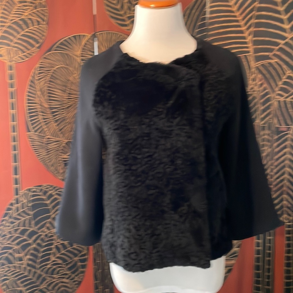 Sheared Persian lamb jacket,Small size ,fits 36 bust, length 21. 3/4 sleeves